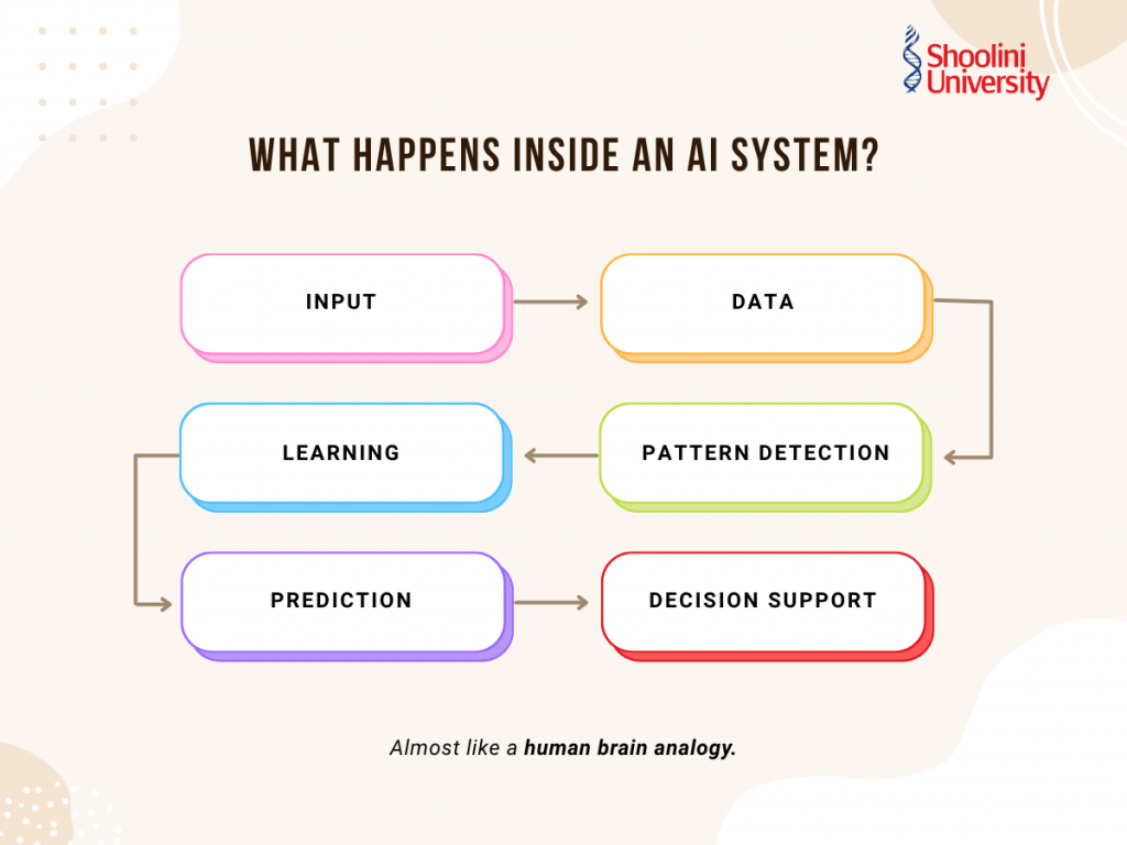 What happens inside an AI System